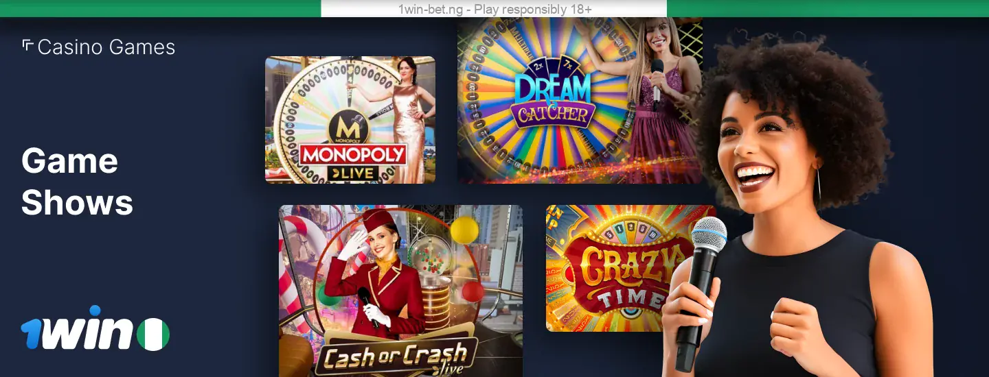 1win Nigeria Game Shows