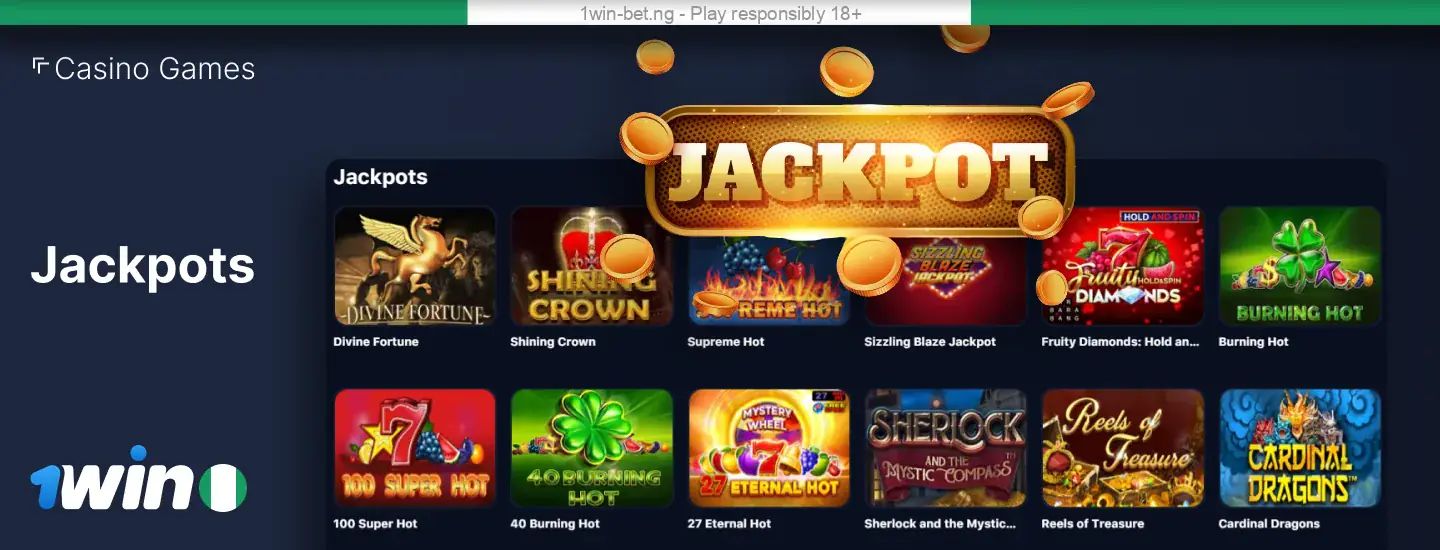 1win Nigeria Jackpots