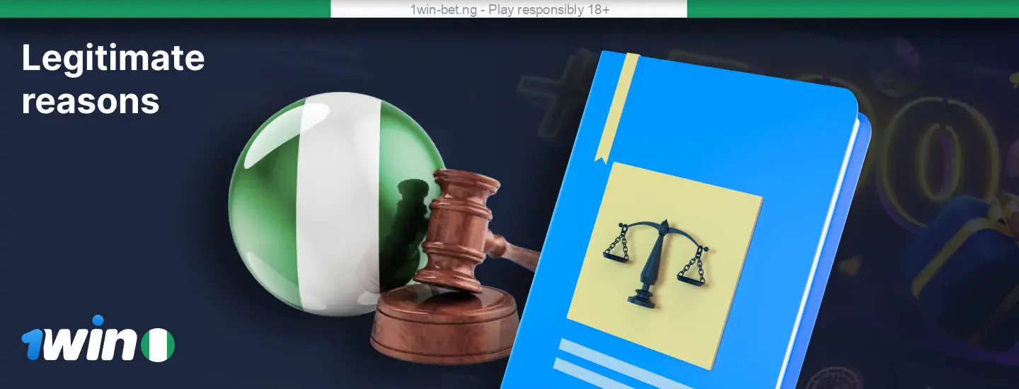1win Nigeria Legal grounds