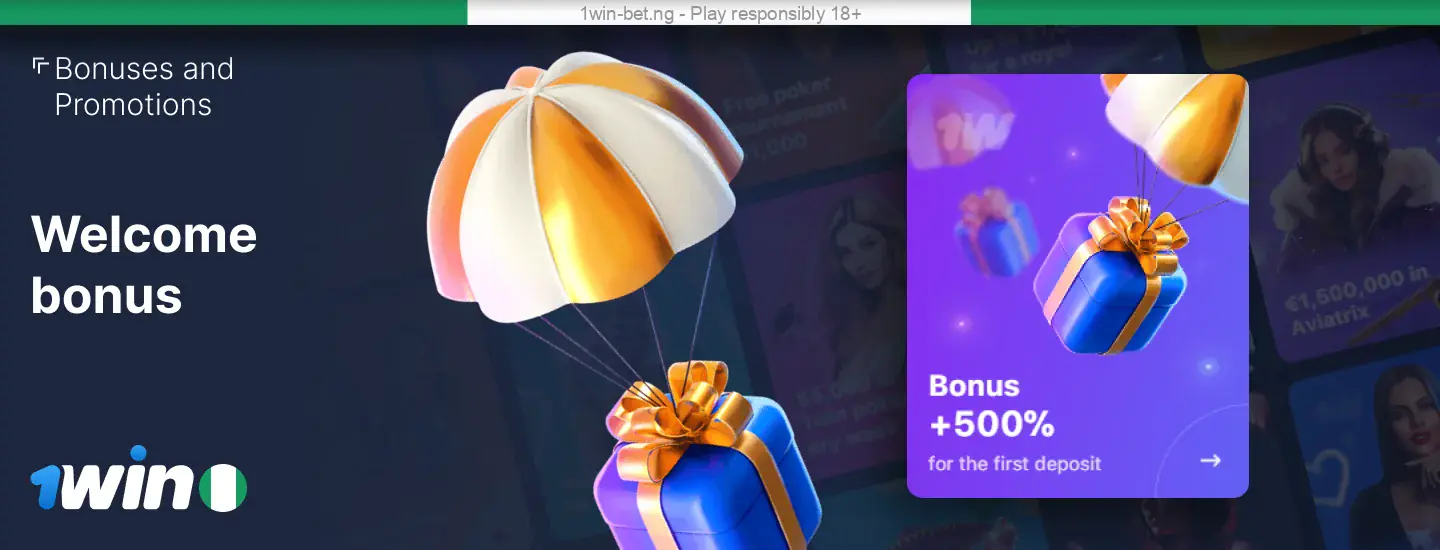 Bonus for new players 1win Nigeria
